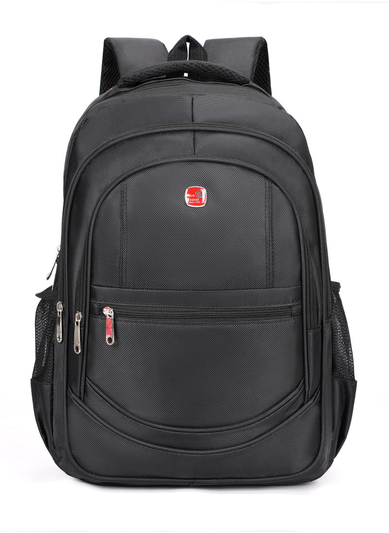 NEW TRAVEL New Travel | Laptop Backpack | School & College Bag | Model LM001-18 | Unisex | 18 Inches | Soft Material | Fabric  - Image 1