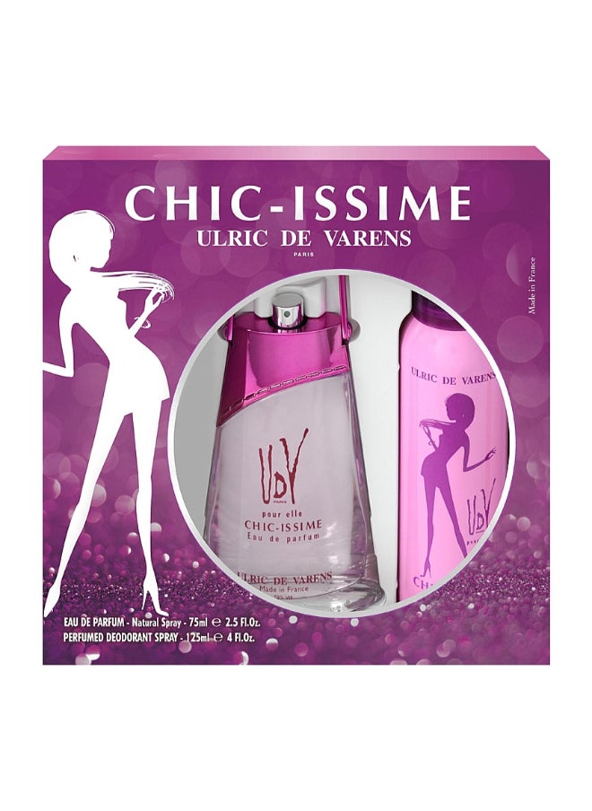 Ulric De Varens - Chic Issimi Coffret Edp 75Ml + 125Ml - Image 1