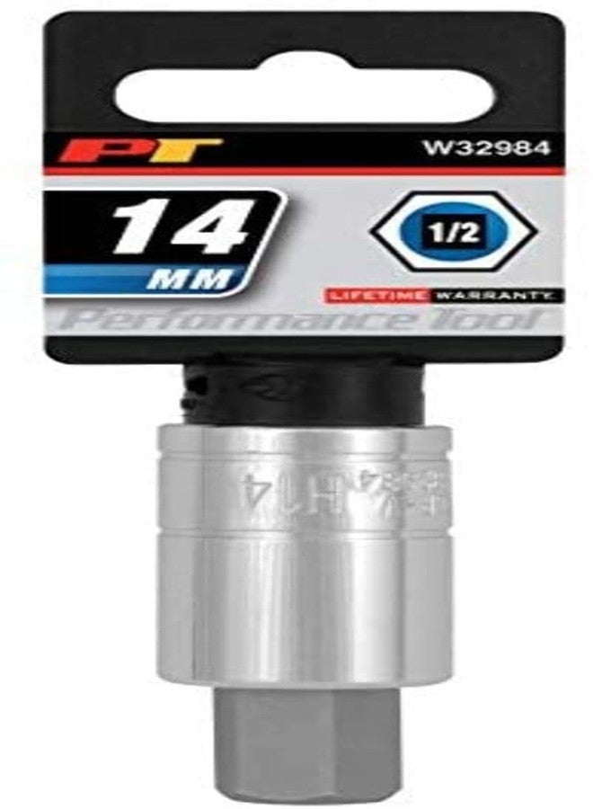 Performance Tool W32984 1/2 Drive Hex Bit Socket, 14mm - Image 2