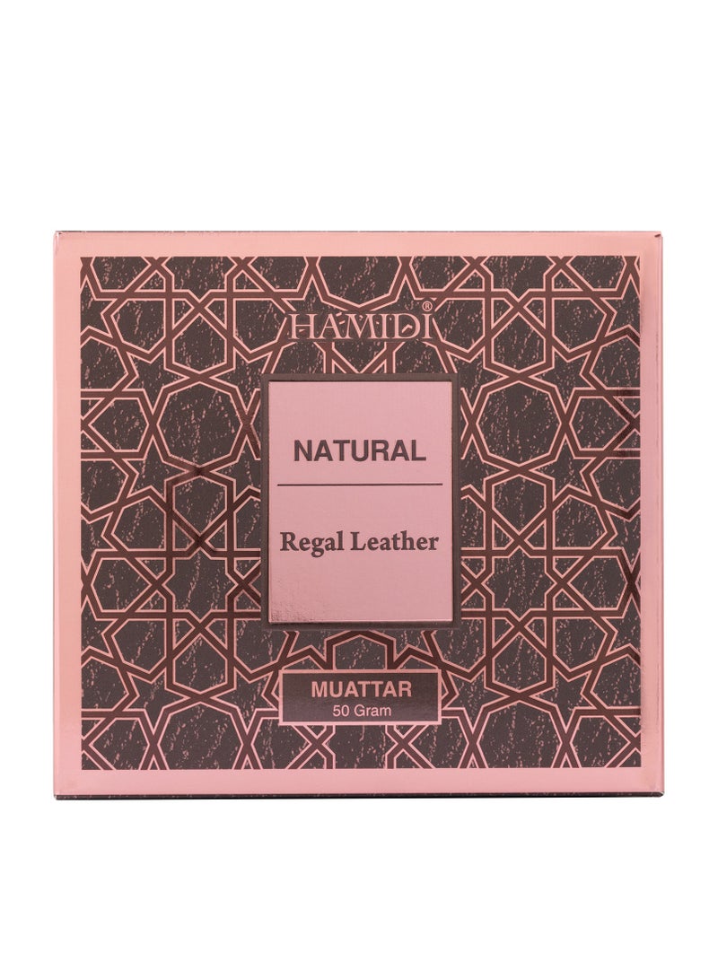 Hamidi Bakhoor Natural Muattar Regal Leather 50gm - Image 3