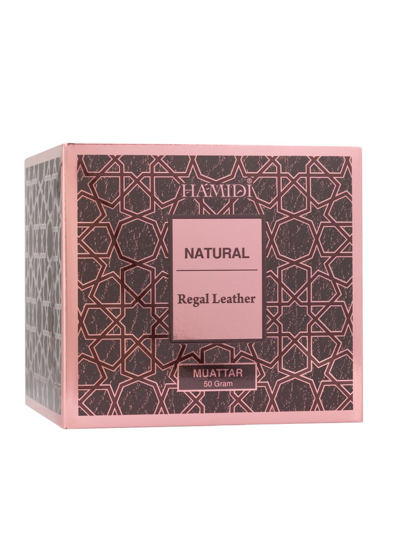 Hamidi Bakhoor Natural Muattar Regal Leather 50gm - Image 4