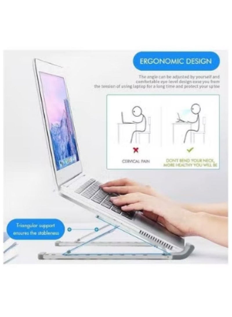 Foldable Laptop Stand Silver - Image 4