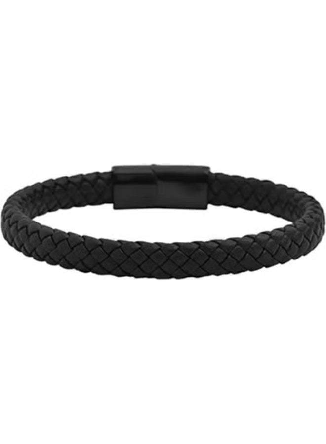 Bracelets for Men-Stainless Steel Magnetic Clasp Franco Chain Mens Bracelet - Image 2