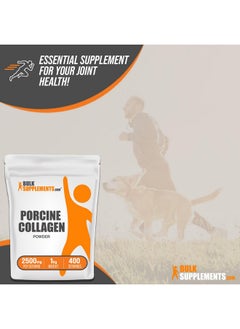 BulkSupplements BulkSupplements.com Porcine Collagen Powder - Hydrolyzed Collagen Powder, Collagen Supplement, Collagen Protein Powder - Gluten Free, 2500mg per Serving, 1kg (2.2 lbs) (Pack of 1) 