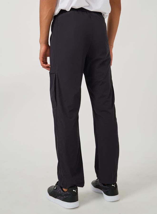 Fort Collins Fort Collins Solid Drawstring Waist Straight Leg Pants - Image 4