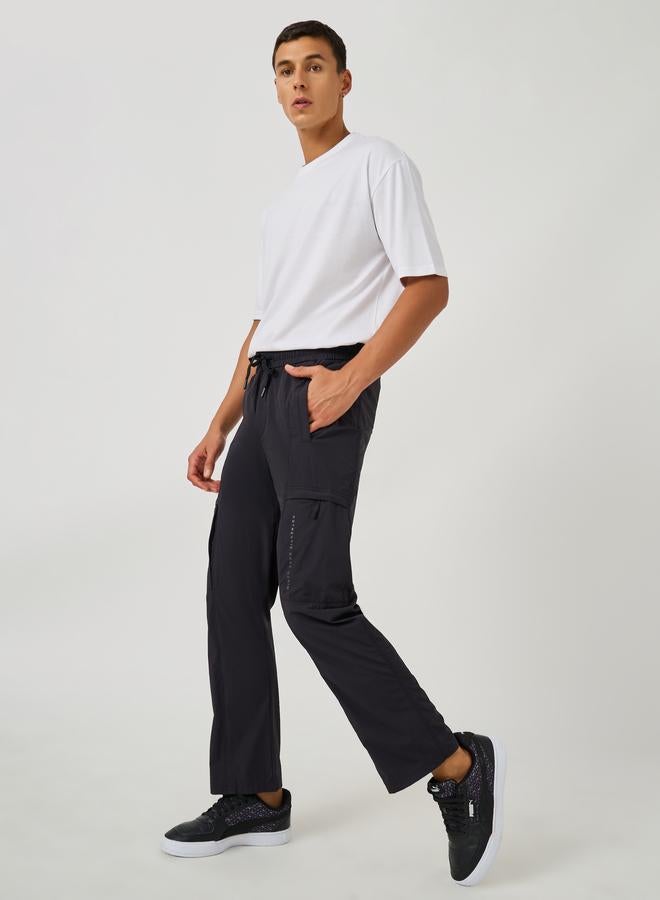 Fort Collins Fort Collins Solid Drawstring Waist Straight Leg Pants - Image 2