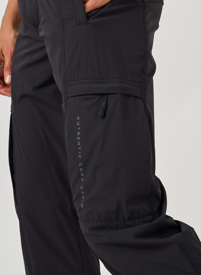 Fort Collins Fort Collins Solid Drawstring Waist Straight Leg Pants - Image 3