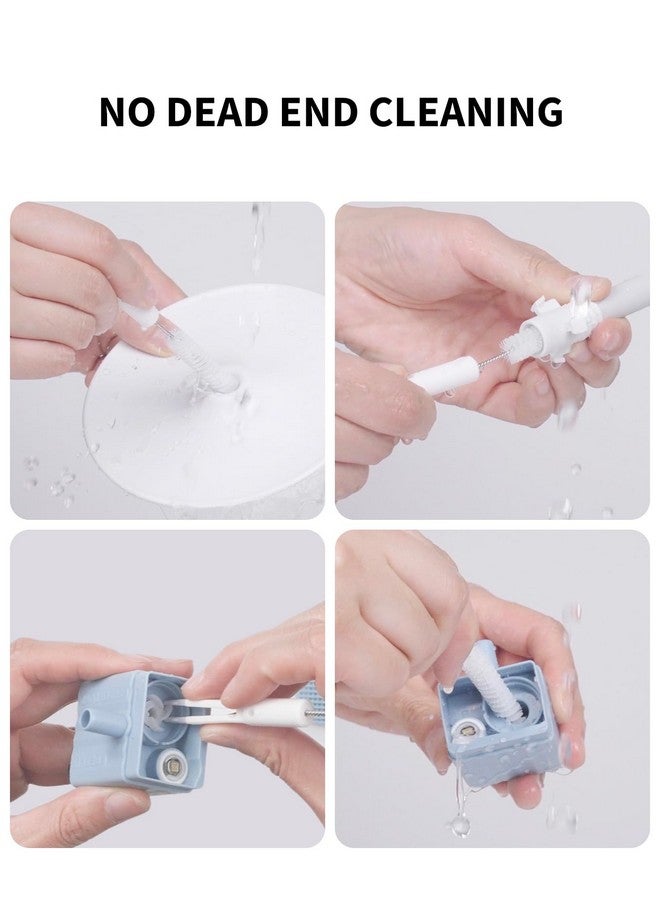 PETKIT Pet Water Fountain Cleaning Kit, Cat Water Fountain Brush Pet Water Fountain Cleaning Kit, Include Brush Tweezers And Sponge - Image 4