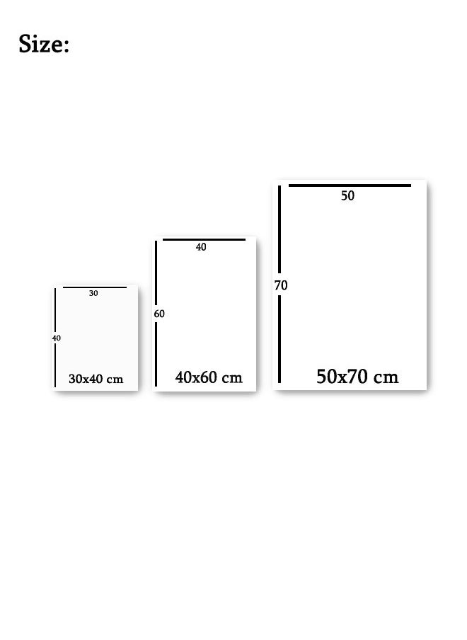 Marktna - Set Of 3 Framed Canvas Wall Arts Stretched Over Wooden Frame with an Abstract Design - Image 1