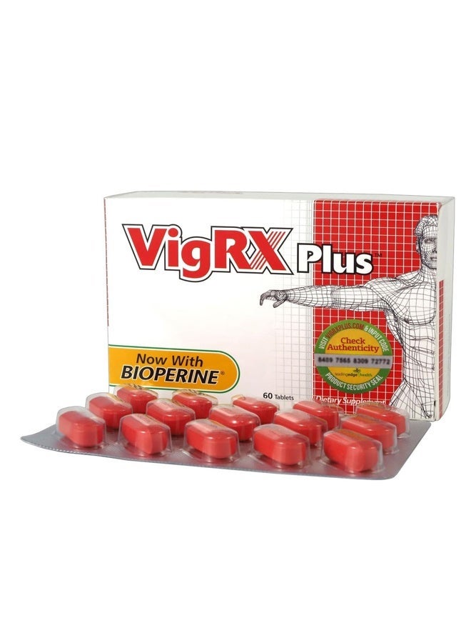 Vigrx Plus Dietary Supplement – 60 Tablets | Herbal & Nutrient Formula for Men | Daily Wellness Support - Image 2
