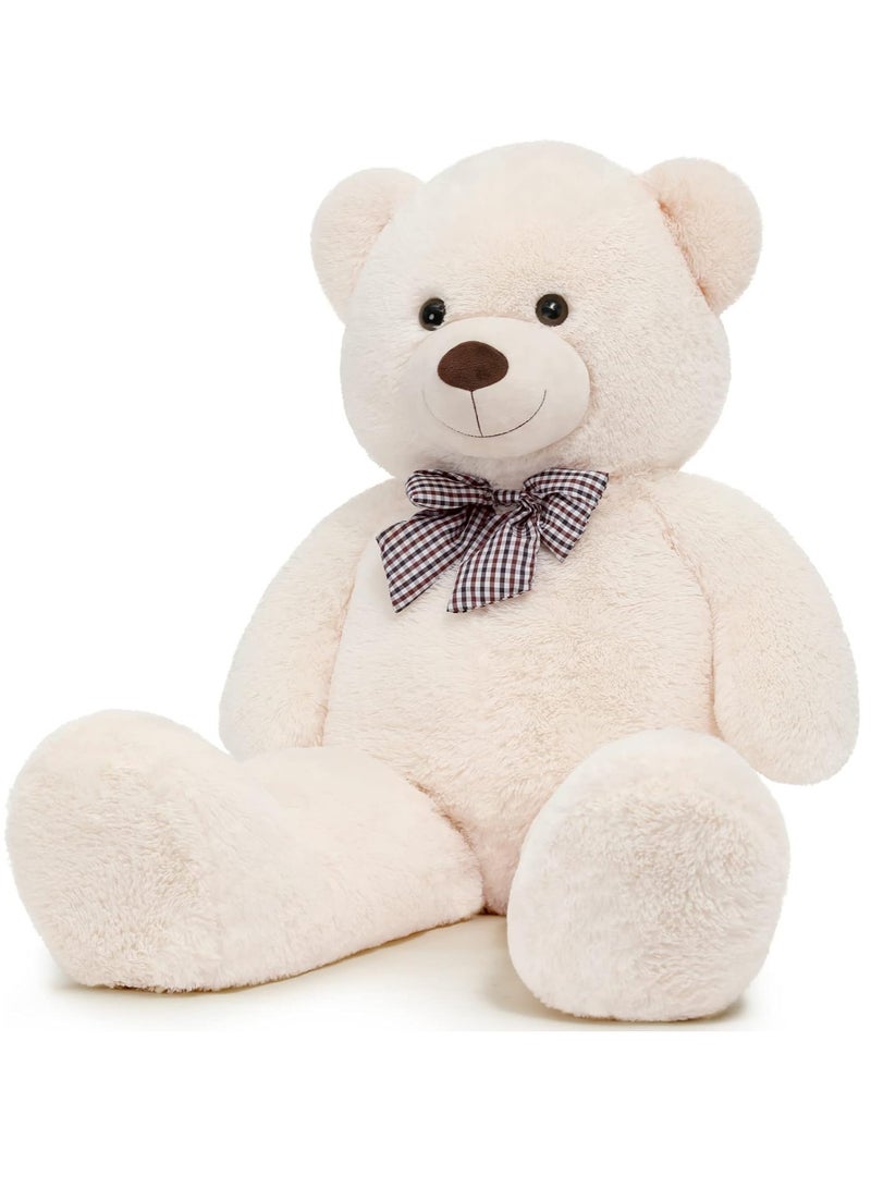 Relex Ultra Soft Teddy Bear, Lovely Stuffed bear with Skin Friendly Fabric, Chubby Bear Doll for Anniversary, Birthday Gift, 100cm - Image 1