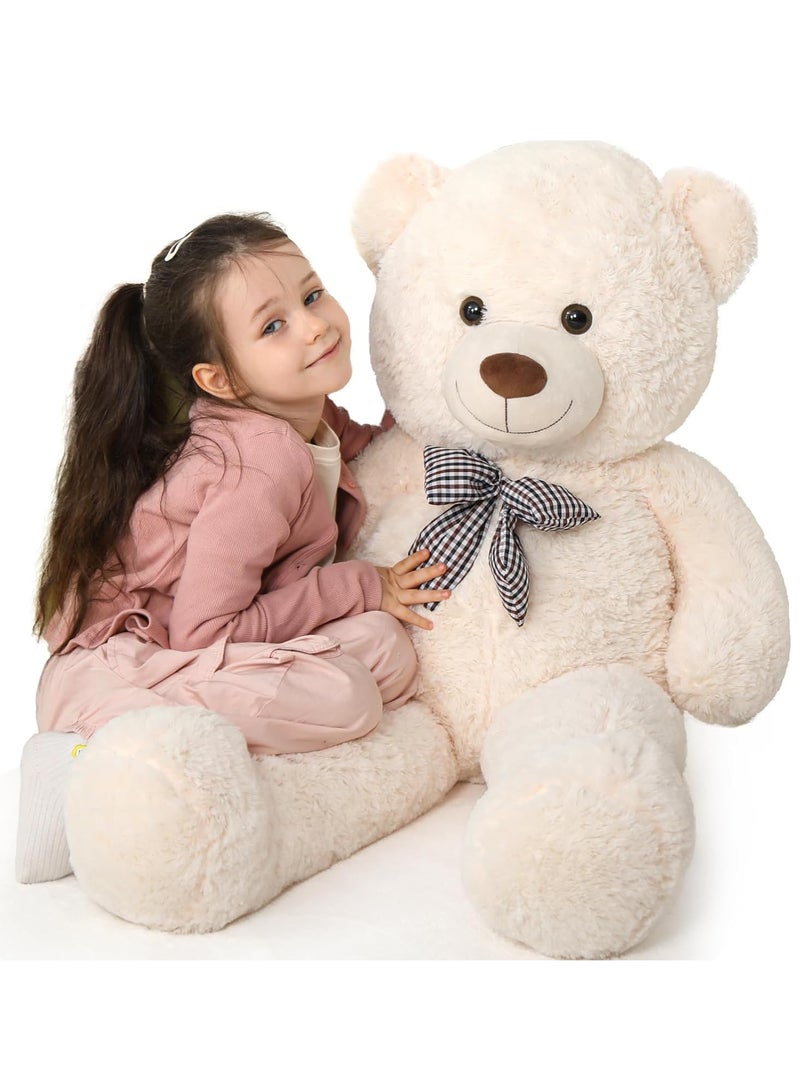 Relex Ultra Soft Teddy Bear, Lovely Stuffed bear with Skin Friendly Fabric, Chubby Bear Doll for Anniversary, Birthday Gift, 100cm - Image 2