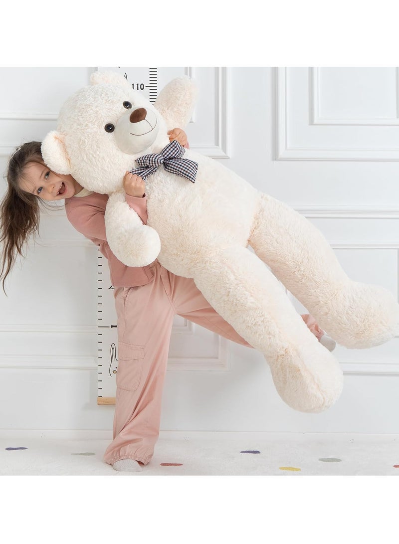 Relex Ultra Soft Teddy Bear, Lovely Stuffed bear with Skin Friendly Fabric, Chubby Bear Doll for Anniversary, Birthday Gift, 100cm - Image 3