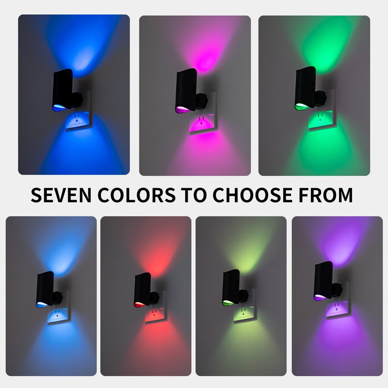 Colorful Gradient Ambient Night Light - Smart Motion Sensor Magnetic Wall Lamp - Image 1