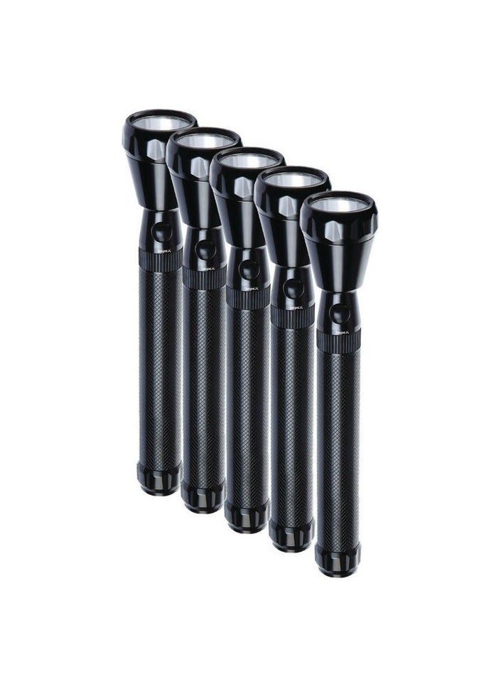 Impex Impex Rechargeable LED Handheld Flashlight 5 Pcs Combo 