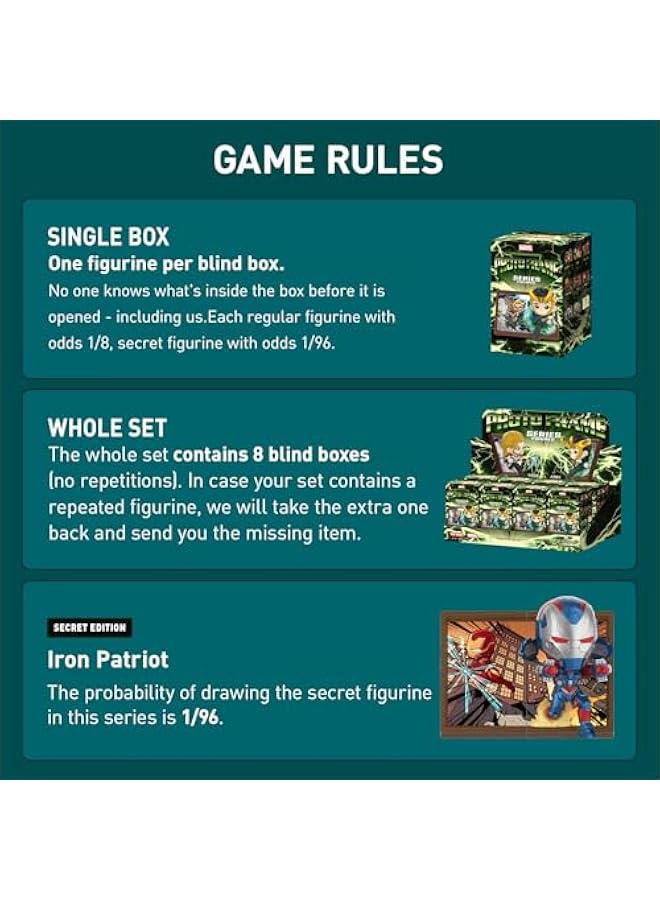 Arabest Disney Marvel Photo Frame Series Figures, Disney Marvel Blind Box Figures, Random Design Action Figures Collectible Toys Home Decorations, Holiday Birthday Gifts, Whole Set  - Image 2