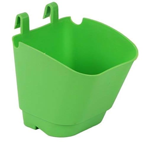CAPPL UV Stabilized Wall Hanging Planter - Vertical Garden (12.5 cm, Pack of 8, Green) Use for Wall, Apartments, Condos, patios, courtyards & Balconies - Image 1