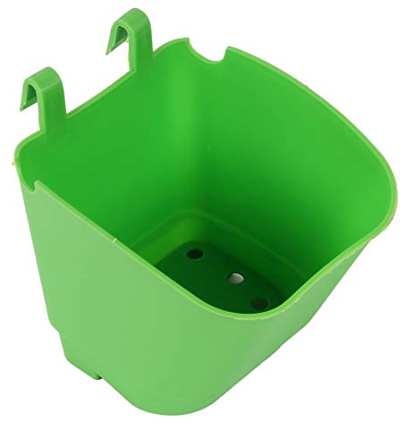 CAPPL UV Stabilized Wall Hanging Planter - Vertical Garden (12.5 cm, Pack of 8, Green) Use for Wall, Apartments, Condos, patios, courtyards & Balconies - Image 4