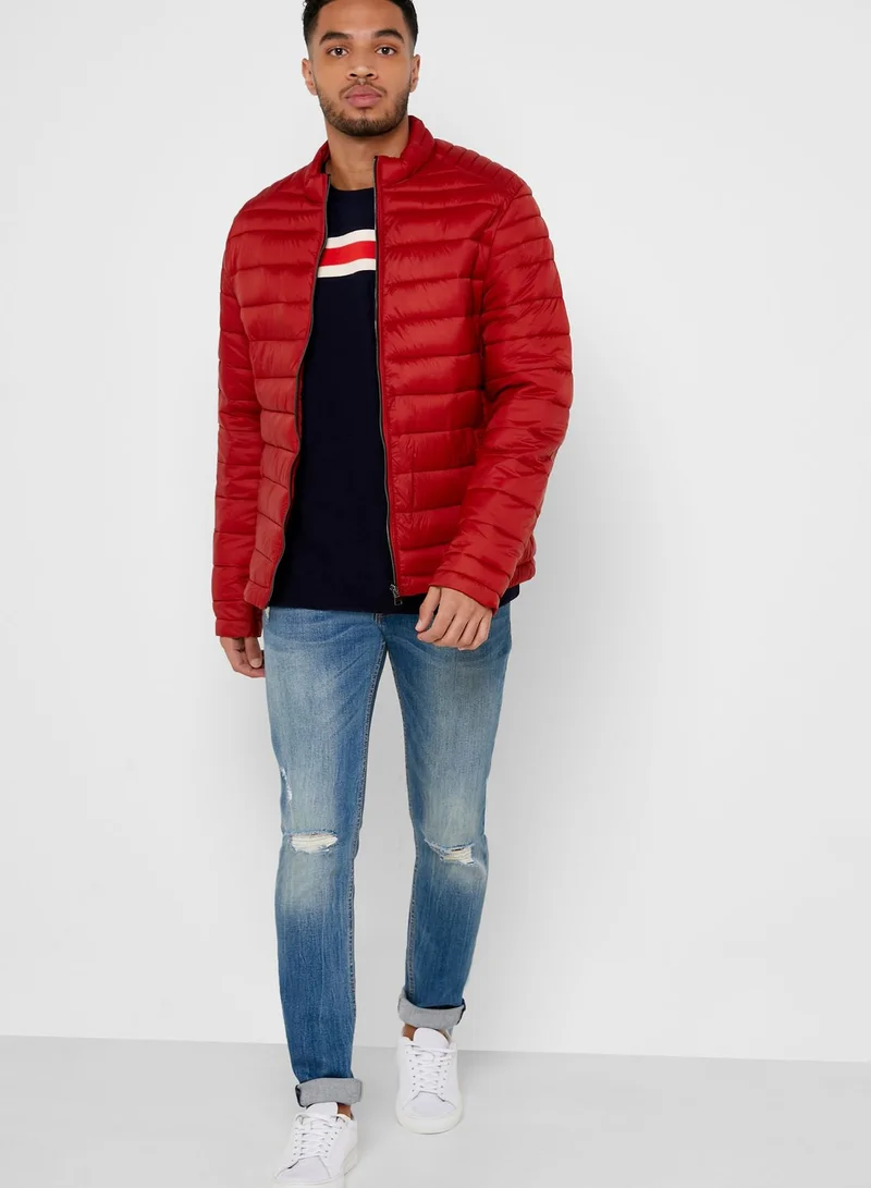 Reserved High Neck Quilted Jacket