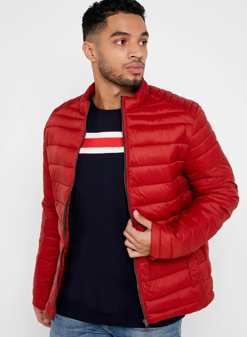 Reserved High Neck Quilted Jacket