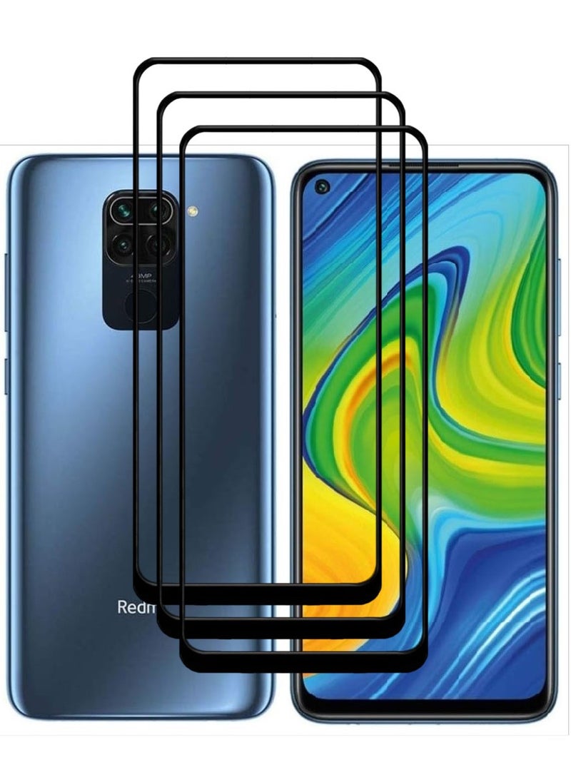 ACLIX 3 Pieces Antistatic ESD Dustproof Premium Quality High Definition Tempered Glass Screen Protector Designed For Xiaomi Redmi Note 9 - Image 1