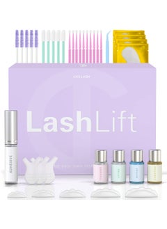 Lash Lift Kit with Keratin by CICI  Instant Perming Lifting  Curling for Eyelashes  Long Lasting Professional Salon Results for a Supermodel Look  Includes Glue Supplies and Expert Instructions