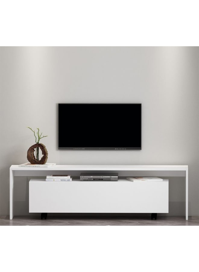 Retro RA-U51 TV Table 154 x 45 x 30 cm - White - Image 1