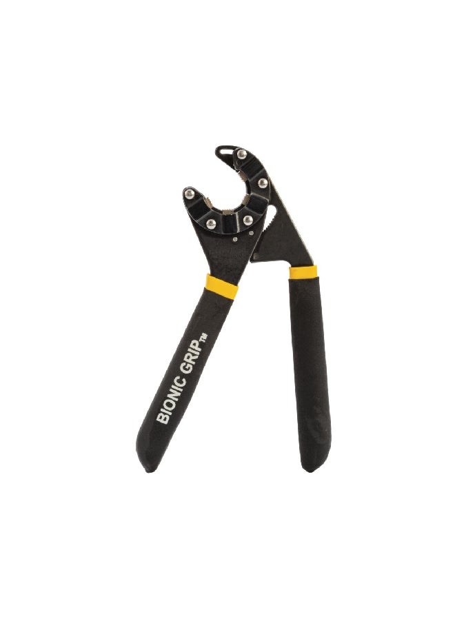 Durable with Strong Grip Bionic Grip Adjustable Wrench Black 8 Inch BG8-01R-01