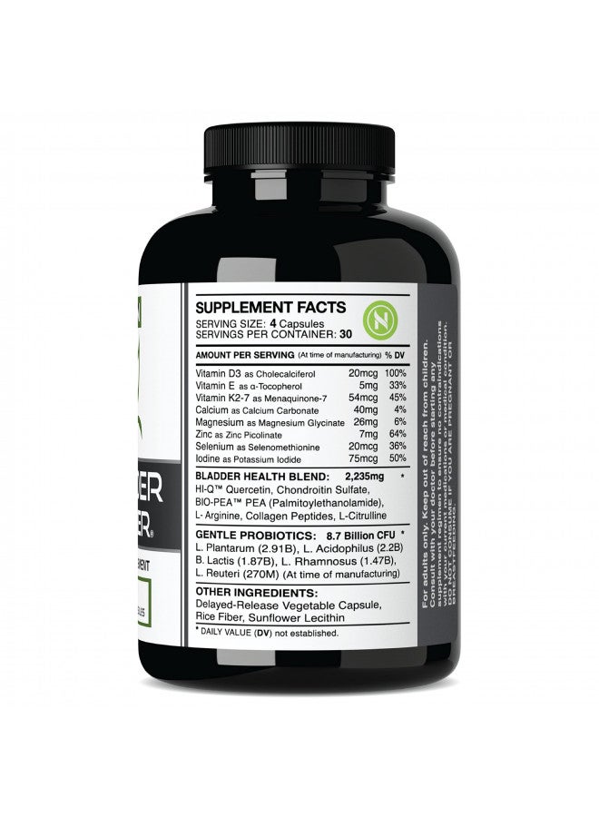 BLADDER BUILDER 120 Capsules | For Recurring Bladder Discomfort and Urinary Tract Health | Made in the USA - Image 4