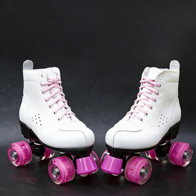 Skates for Adults, Double-Row Roller Skates, Adult Four-Wheel Skates, Children''s Full Set, Beginner''s Roller Skates for Men and Women - Image 2