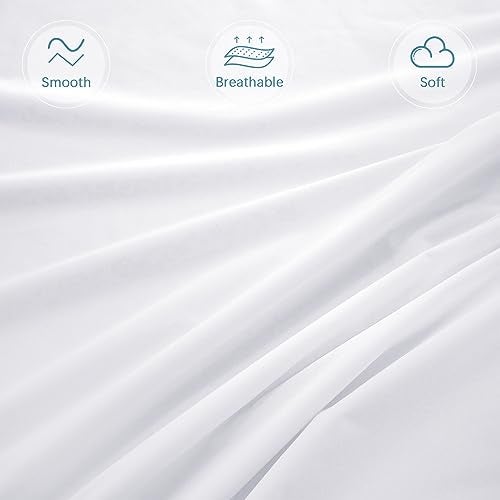 Biloban Twin Mattress Protector Waterproof Zippered (4/5/7/9Inches), Low Profile Mattress Encasement & Mattress Cover, 6 Sides Wrapping Box Spring Cover, Soft & Breathable - Image 2