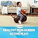 Waddle Hip Hopper Inflatable Hopping Animal Bouncer Brown Bull Ages 2 and Up Supports Up to 85 Pounds - Image 4