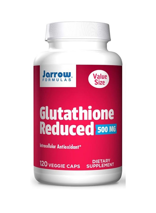 jarrow formulas كبسولات الجلوتاثيون المخفضة 500 ملغ 120 كبسولة نباتية - Image 1