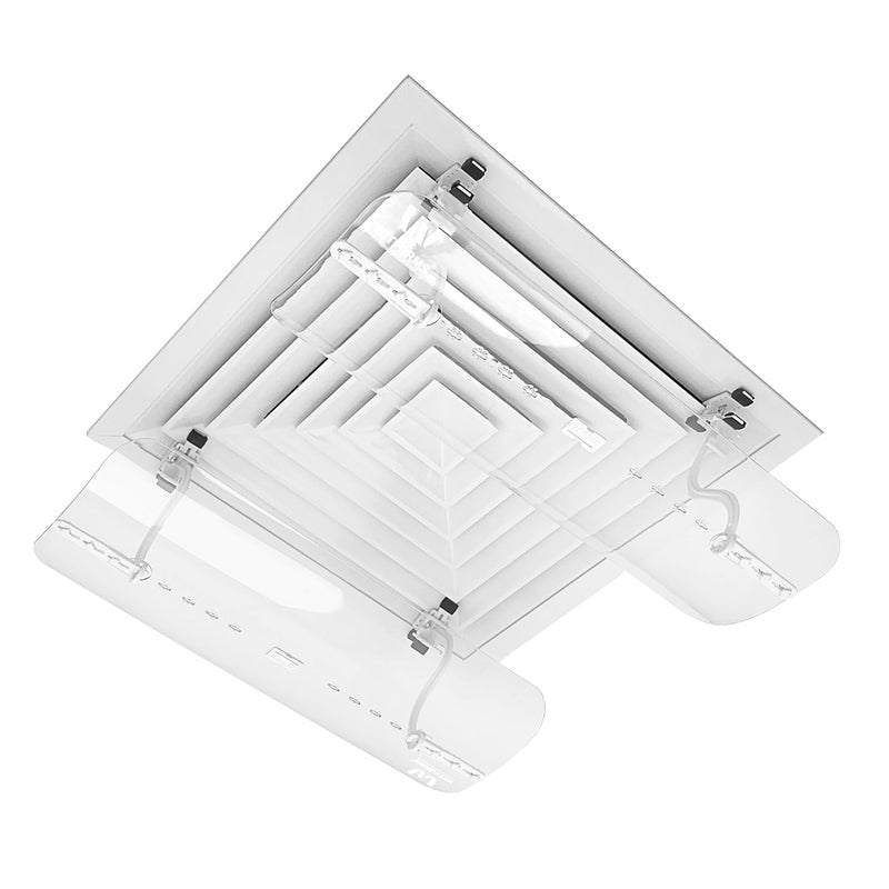 WITFORMSSQUARE Adjustable AC air deflector suitable for central air conditioners square outlets Enhance cooling and heating circulation - Image 2