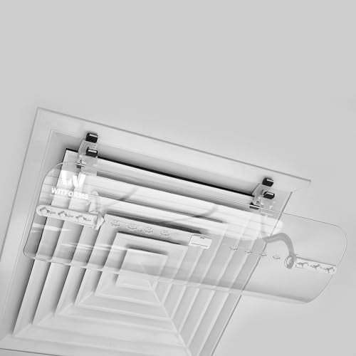 WITFORMSSQUARE Adjustable AC air deflector suitable for central air conditioners square outlets Enhance cooling and heating circulation - Image 3