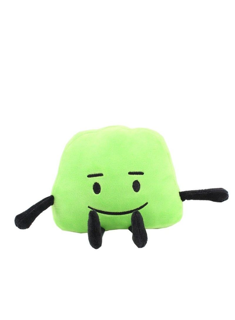 XiuWoo Battle For Dream Island Stuffed Plush Toys Dolls Kids, Cute Soft Leafy Teardrop Firey Bubble Stuffed Plush Pillow For Child Fan Gifts  15cm - Image 1