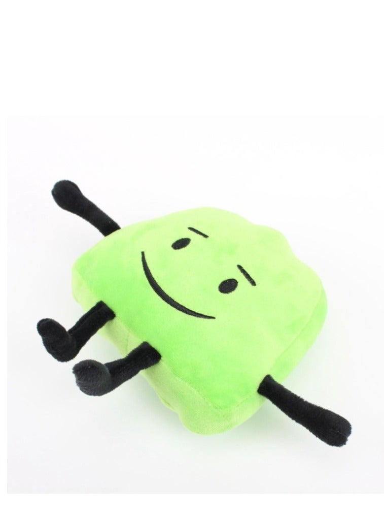 XiuWoo Battle For Dream Island Stuffed Plush Toys Dolls Kids, Cute Soft Leafy Teardrop Firey Bubble Stuffed Plush Pillow For Child Fan Gifts  15cm - Image 3