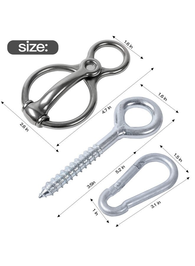 Blocker tie Ring for Horses,Horse tack and Supplies Horse Accessories,Horse tie Ring Prevents Horses from Pulling Back Sturdy Stainless Steel - Image 5