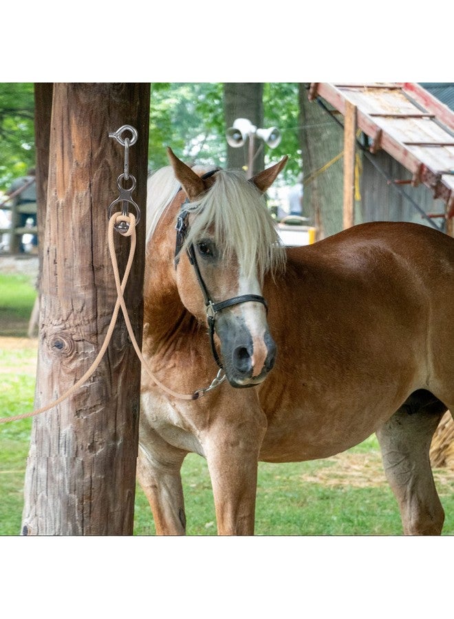 Blocker tie Ring for Horses,Horse tack and Supplies Horse Accessories,Horse tie Ring Prevents Horses from Pulling Back Sturdy Stainless Steel - Image 2