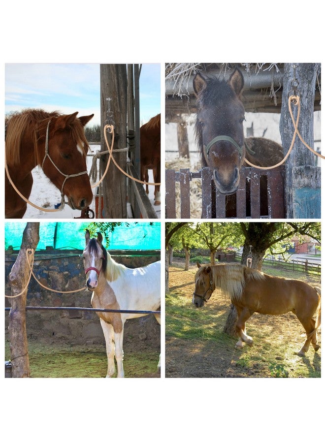 Blocker tie Ring for Horses,Horse tack and Supplies Horse Accessories,Horse tie Ring Prevents Horses from Pulling Back Sturdy Stainless Steel - Image 4