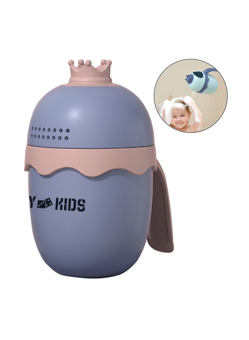 Eazy Kids Royal Baby Head Shampoo Wash Rinse Shower Mug - Purple, 500ml  - Image 2