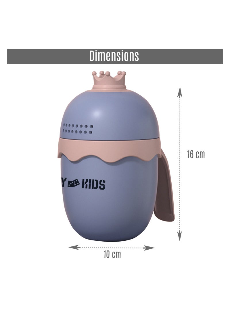 Eazy Kids Royal Baby Head Shampoo Wash Rinse Shower Mug - Purple, 500ml  - Image 5