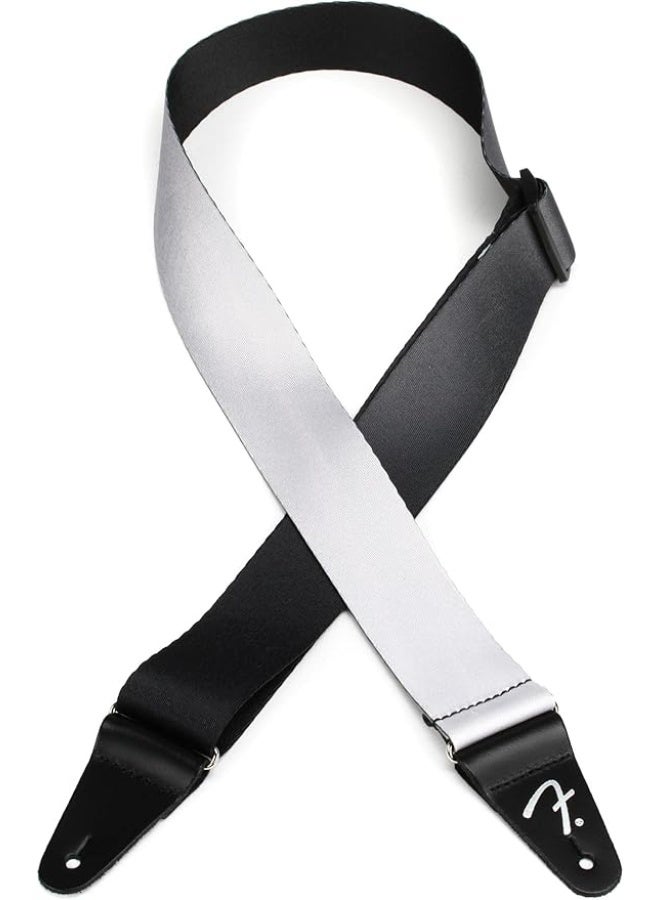 Fender 2 inch ombre strap, silver smoke - Image 1