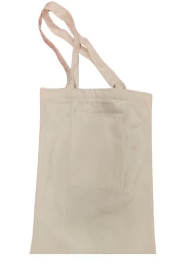 VARA Canvas Tote Bag with Cat Print, Natural Beige, Reusable Shopping Bag - Image 3