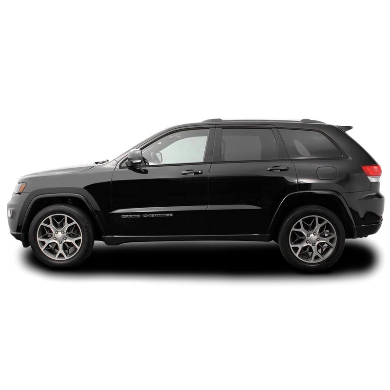 SlickMod Chrome Delete Blackout Vinyl Overlay for 2011-2021 Jeep Grand Cherokee Window Trim (Gloss Black) - Image 3