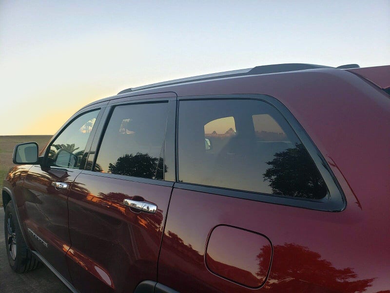 SlickMod Chrome Delete Blackout Vinyl Overlay for 2011-2021 Jeep Grand Cherokee Window Trim (Gloss Black) - Image 4