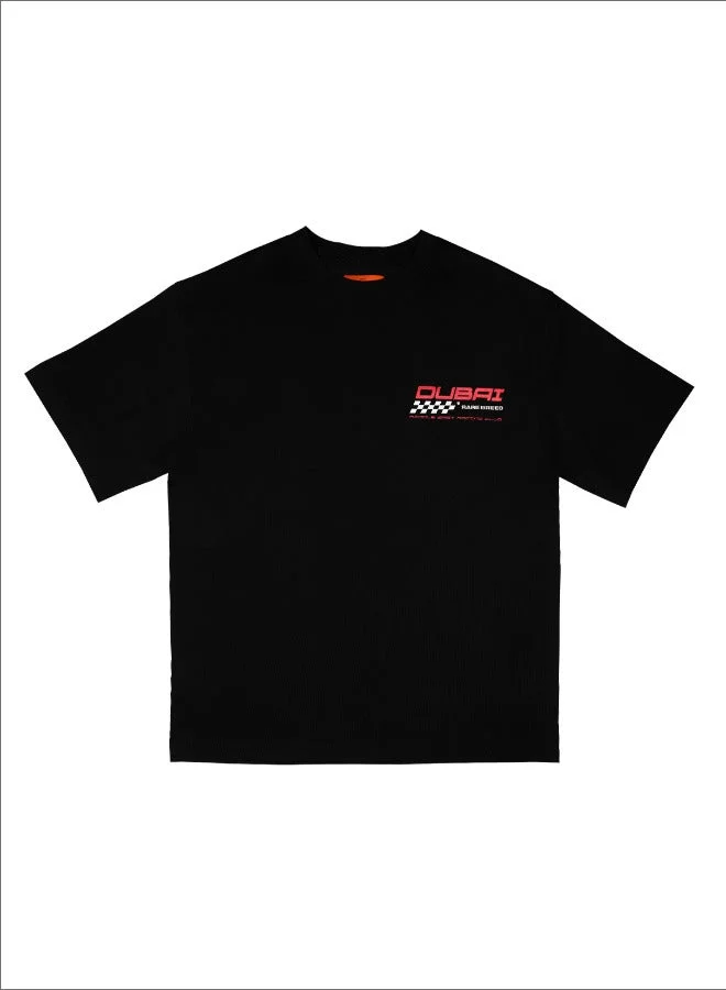 Tanjim Squad  TANJIM SQUAD - MIDDLE EAST RACING T-SHIRT BLACK for Men | Best Price UAE