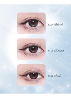 Flower Knows Moonlight Mermaid Series Liquid Eyeliner Waterproof And Durable 0.5g 02 Brown  - Image 2