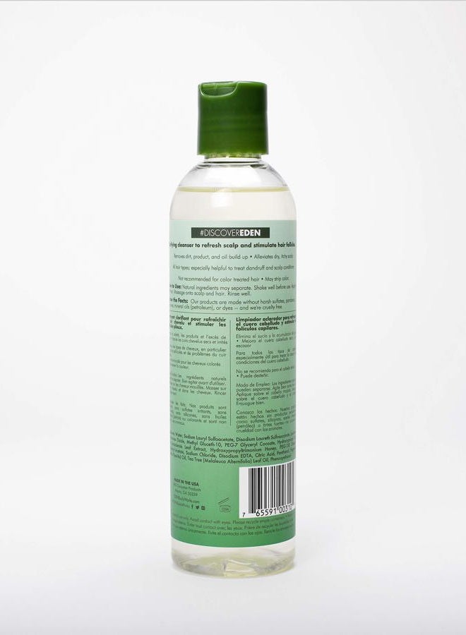 eden bodyworks Peppermint Tea Tree Clear Shampoo, 8oz- Packaging May Vary - Image 2