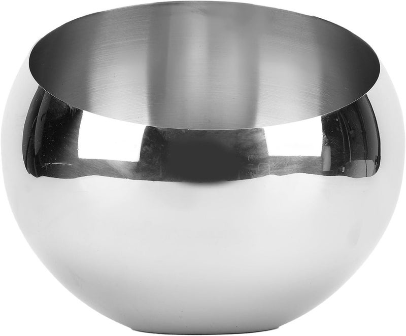 Sorandy Slanted Serving Bowl, 304 Stainless Steel Angled Condiment Bowl Multifunctional Seasoning Bowl with Slanted Mouth Design for Kitchen Dining Restaurant (Large Size No Base) - Image 5